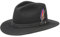 Stetson Yutan Filzhut Damen/Herren - Winterhut mit Wollfilz von Asahi Guard - Schmutz- und Wasserabweisender Herrenhut - Outdoorhut knautschbar - Traveller Hut Sommer/Winter - schwarz S (54-55 cm)