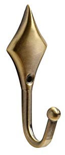 Speedy Products Diamond Tie Back Hooks Pk2 antique brass