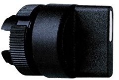 Schneider Electric Selector switch, Harmony XAC, plastic, black handle, 2 positions, unmarked