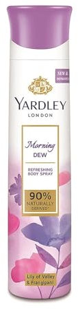 yardley london morning dew body spray 150 ml