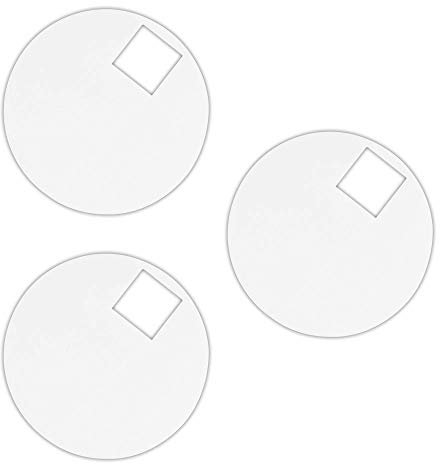 Hekatron Klebepad Genius für Rauchmelder - 3er Pack