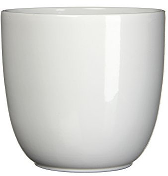 Mica Decorations 144690 Tusca Pot Ronde Blanc - H25xd28cm