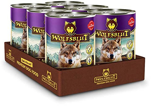 Wolfsblut - Black Bird - 6 x 395 g - Truthahn - Nassfutter - Hundefutter - Getreidefrei