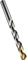 Dormer A002 HSS High Speed Steel Jobber Drill Bit with 118 Degree Tin Tipped Split Point, Pack of 10pcs