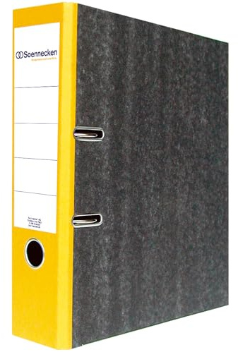Soennecken Ordner 3321 DIN A4 80mm Pappe gelb