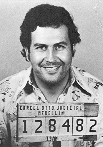 PABLO ESCOBAR MUG SHOT GLOSSY POSTER PICTURE PHOTO mugshot colombian medellin