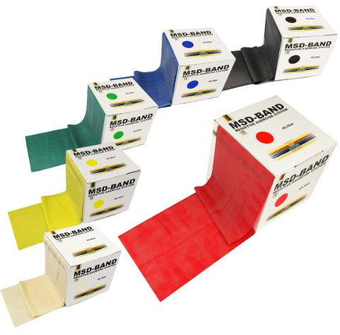 MSD Band, 45.5 m, verschiedene Stärken Rot - mittel