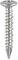 TIMco 104y Passivation PVC fenêtre Vis à tête fraisée – Jaune (boîte de 1000), 109Z