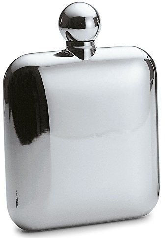 PHILIPPI CHURCHILL Flachmann, Edelstahl, Elegantes Design, Perfekt für Unterwegs (S - 11,5 cl)