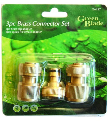 Green Blade BB-GA127 Brass Connector Set (3 Pieces)