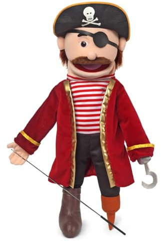 Pirat Kids Full Body Puppets Toys, 25 x 12 x 10 cm (in.) by Silly Puppets