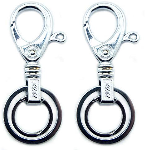 NO.3 XMD Solid All Metal Double Key Rings & Buckle - Buy 1 Get 1 FREE! by Well Made Tools