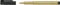 FABER-CASTELL 167350 - Tuschestift Pitt artist pen, Stärke 1,5 mm, gold, 1 Stück