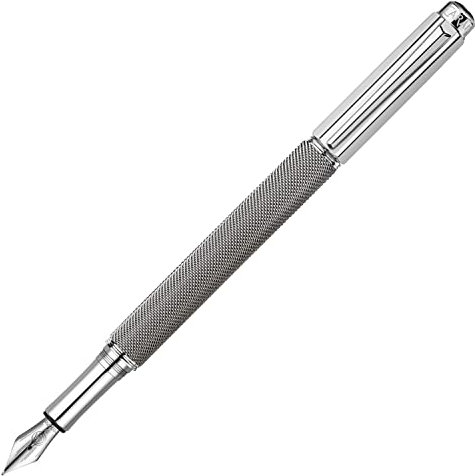 momentissimo Ivanhoe, silber M - silberner Füllfederhalter für Sie und Ihn, CD4490.014