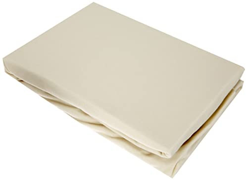 Kaeppel L-016745-02L1-UAKB Fitted Bed Sheet 200x100 cm Beaver Cloth Linen-White