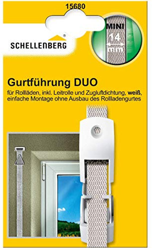 Schellenberg 15680 Duo Mini Belt Guide Inclusive Draft Gasket and Guide Pulley