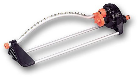 Sprinkler aus Aluminium u. Messingdüsen, Rasensprenger Kreisregner Sprenger, Gartensprenger
