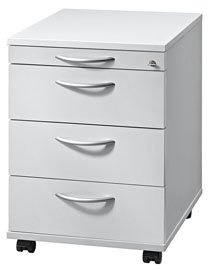 Rollcontainer Solid mit Schubladen AC33 Lichtgrau