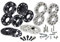 H&R DRA-System Spürverbreiterungsatz 40mm pro Achse - Lochkreis 4x100 - Mittenzentrierung 57,1mm - System M12x1,5 - kompatibel mit Seat/Volkswagen - Schwarz