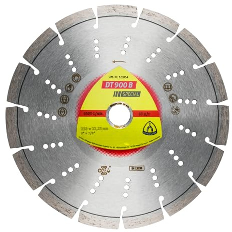 Klingspor Holder 22.23 mm Diameter 115 mm Diamond Cutting Disc DT900B Special 325205