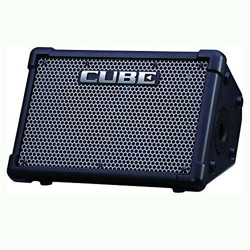 Unbekannt Roland Cube Street Ex, batteriebetrieben, 50 W, 2 x 8 Zoll, mit 8 Universal-Elektronikbatterien, gratis AA-Batterien