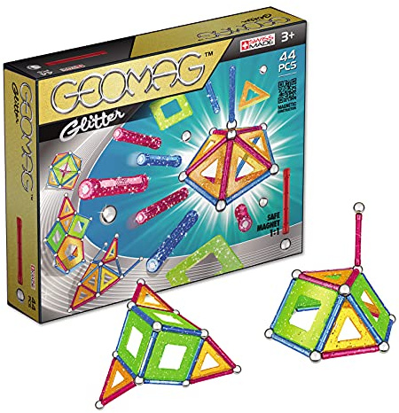 Geomag, Classic Glitter 532, Magnetkonstruktionen und Lernspiele, 44-teilig