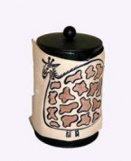 The Africa House Giraffe Cafetiere Cover, Distinctive Giraffe Design, 29x18cms