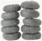Abbey 828/40 Galvanised Steel Scourer, Medium, Silver (Pack of 10)