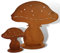 Rostikal Herbst Deko Garten Pilz Set 30 und 15 cm hoch Gartendeko Rost Pilze Herbstdeko