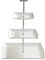 Maxwell & Williams JX250126 3-stöckige Etagere, DREI quadratische Teller – Porzellan Weiß, East Meets West, Geschenkbox