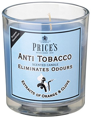 Price's Anti Tobacco Candle Jar Orange & Clove - Pack of 2