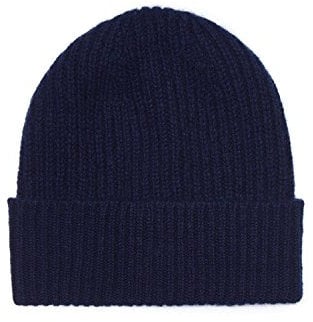 Oxfords Cashmere 100% Kaschmir Mütze. Hergestellt in Schottland, Marine