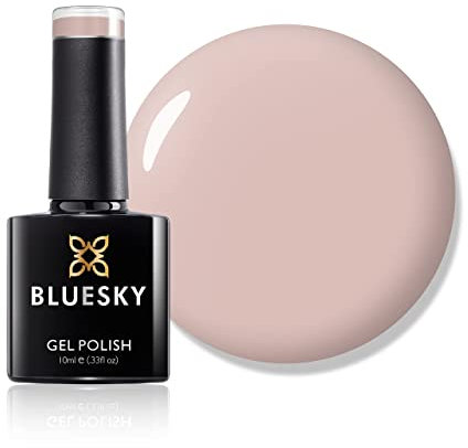 Bluesky Gel Nail Polish, Stoned Rose ND20, Light Pink, Blush, Long Lasting, Chip Resistant, 10 ml (Requires Drying Under UV LED Lamp)