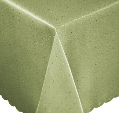 Unbekannt Tischdecke eckig 130x160 cm Phase Struktur bügelfrei fleckenabweisend #1086 (lindgrün)