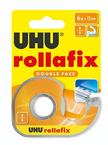 UHU Rollafix Double-Face Abroller 6 m x 12 mm
