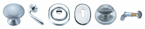 Porta blindata-kit accessori cr.satin.sx