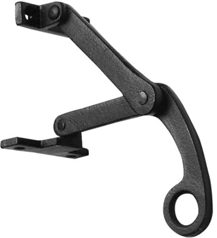 7 Black Iron Flush Fanlight Window Catch