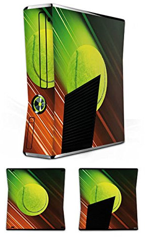 DeinDesign Skin kompatibel mit Microsoft Xbox 360 Slim Folie Sticker Tennis Ball Hobby