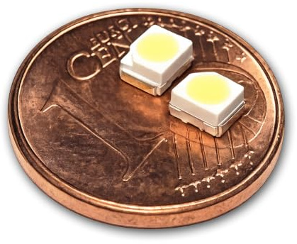 world-trading-net - 50 SMD LEDs 3528 golden-weiß Typ WTN-PLCC2-2000gw