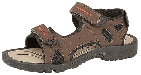PDQ Mens Triple Touch Fastening Sports Sandals