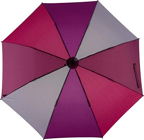 EuroSCHIRM Swing Liteflex Ultraleichter Trekkingschirm, 95,2 cm Breite, fester Fiberglas-Schaft, Violette Paneele