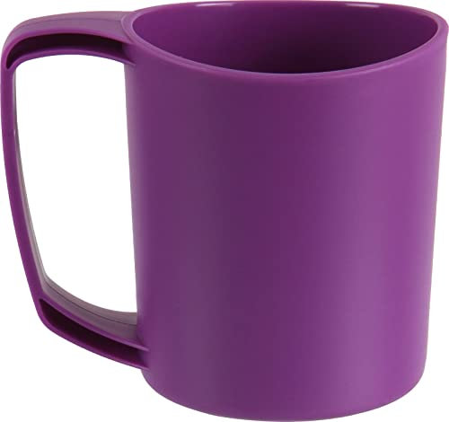 Lifeventure Ellipse Plastic Mug For Camping, Travel & Outdoor - Purple