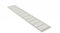 MS Beschläge Lüftungsgitter Stegblech Lüftung aus Aluminium 100mm x 400mm Silber eloxiert - F1