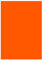 Plexiglas® Zuschnitte - Platten - Acrylglas 3mm glänzend mit Schutzfolie, Farbe:Orange, Größe:DIN A4