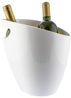 Koala Spain Nature Cubitera Vino, Acrílico, Blanco, 1 o 2 Botellas
