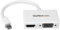 StarTech.com Adaptateur mini DisplayPort vers HDMI et VGA - Dongle Hub Adaptateur Convertisseur Répartiteur Multiport d'Écran Mini DP vers Moniteur/Écran Port HDMI ou VGA (MDP2HDVGAW)