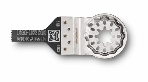 Fein E-Cut Long-Life Sägeblatt, 3 Stück (Aufnahme Starlock, Größe 10x30 mm, geschränkter Holzverzahnung, schmale Form) 63502184220
