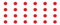 INDIGOS UG - Mini Aufkleber Set - Pack glatt - 33x20mm - selbstklebender Sticker - Japan - Flagge - Banner - Standarte fürs Auto, Büro, zu Hause und die Schule - 24 Stück - für Auto, Laptop