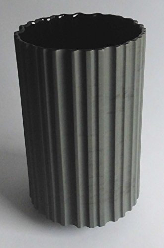 Rosenthal Ura - Vase 26 cm (außen : dunkelgrau/matt, innen : schwarz/glänzend) - 1.Wahl, NEU