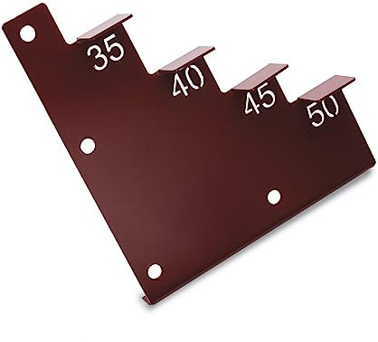 Robert Sorby WPROSET ProEdge Angle Set - Woodturning Tool for Precise and Repeatable Bevel Angles for Fingernail or Long Grind Gouges - Chisel Sharpener Guide